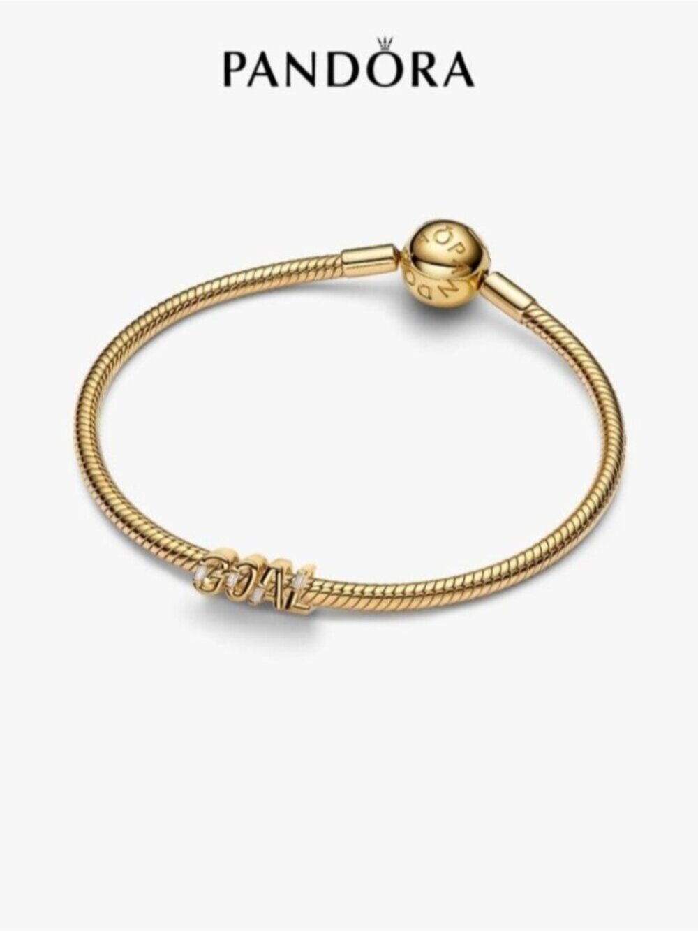 Pandora Goal Script Charm - Picture 5 of 5